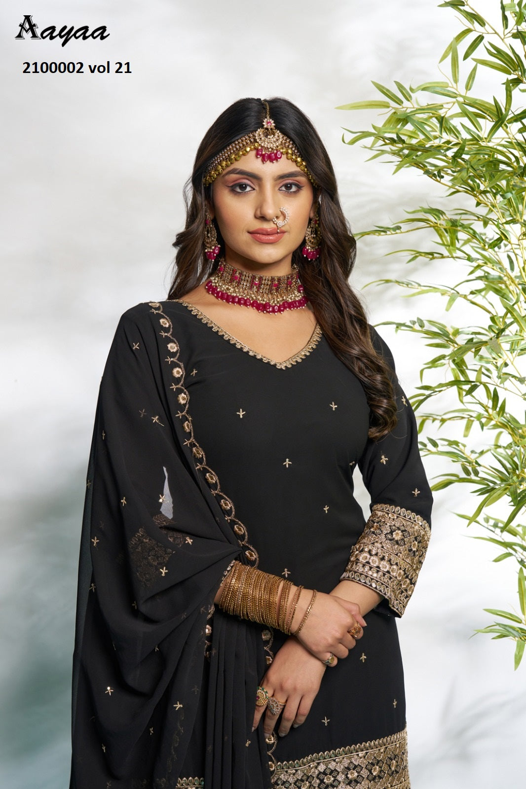 2100002 Vol 21 Aayaa Faux Georgette Readymade Suits