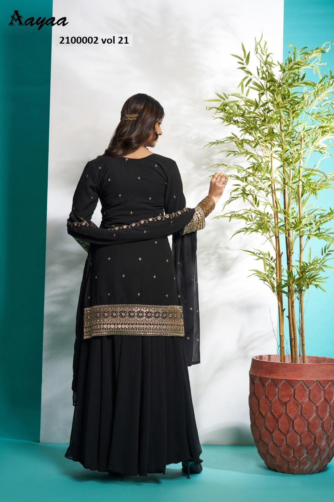 2100002 Vol 21 Aayaa Faux Georgette Readymade Suits