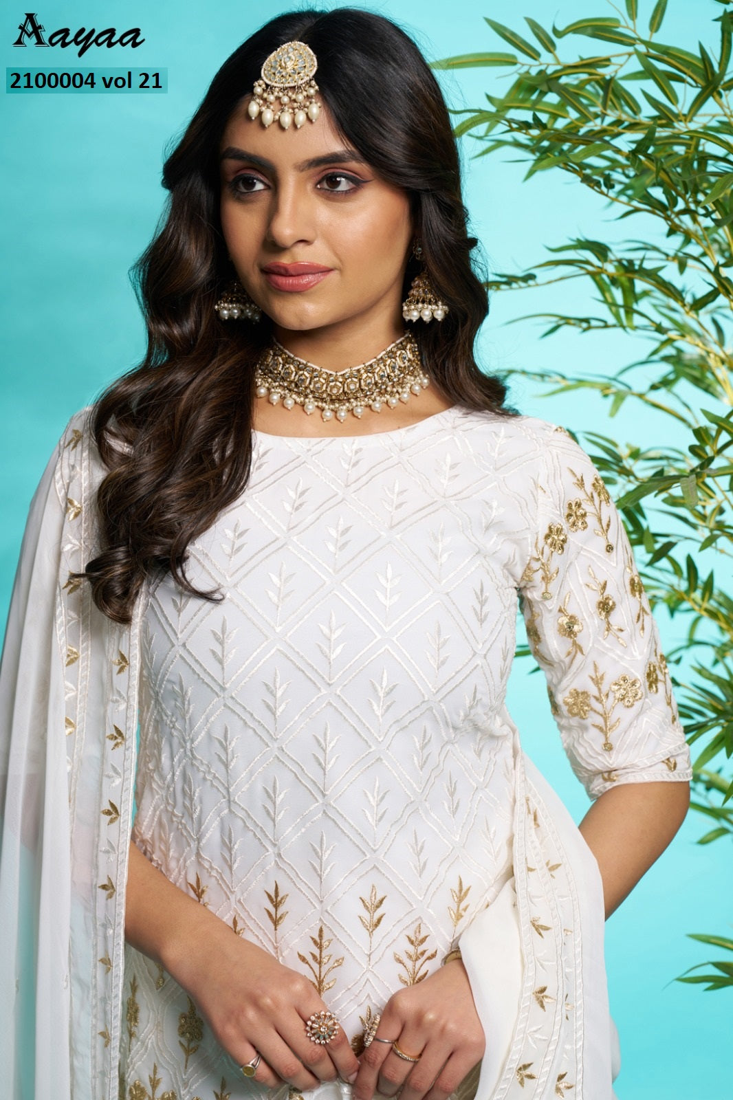 2100004 Vol 21 Aayaa Faux Georgette Readymade Suits