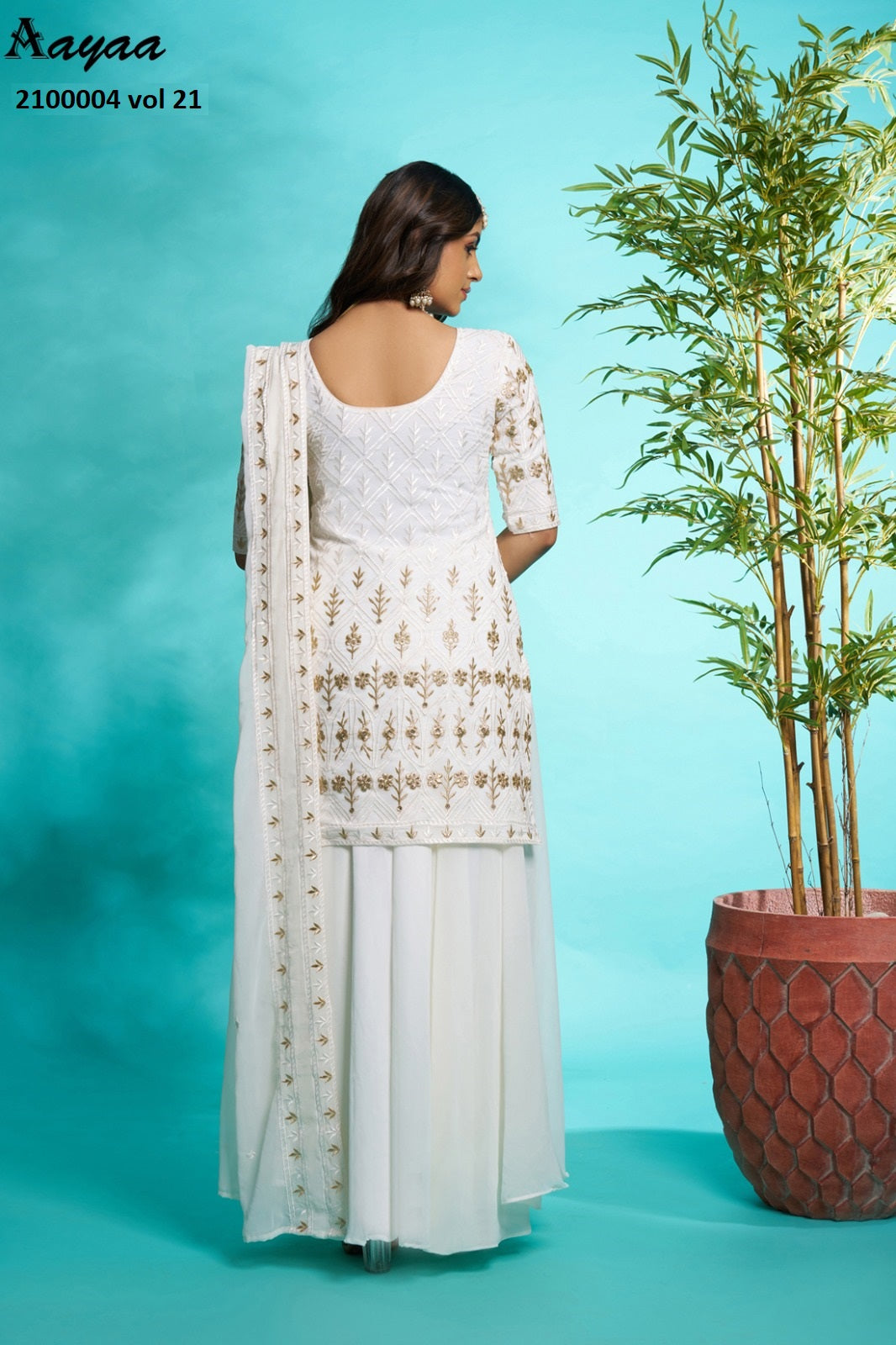 2100004 Vol 21 Aayaa Faux Georgette Readymade Suits