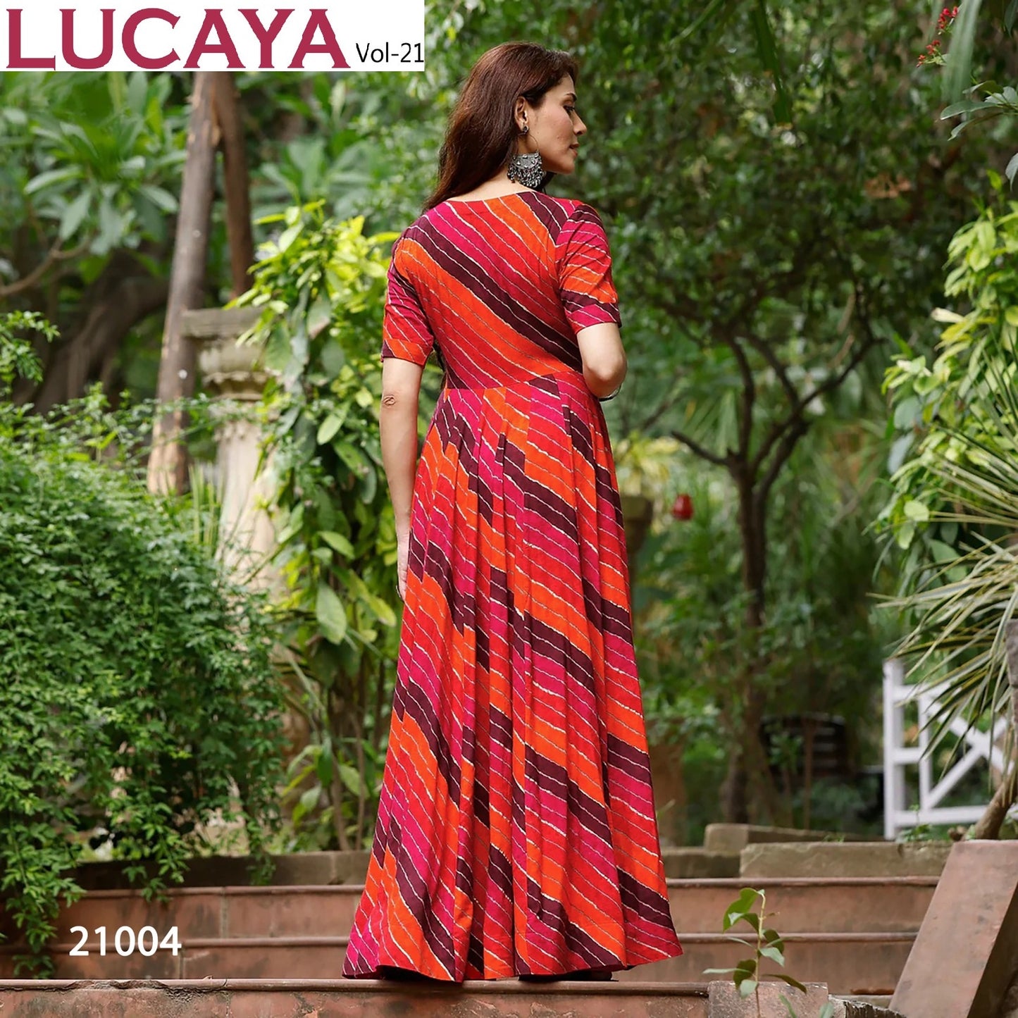 21004 Vol 21 Lucaya Heavy Rayon One Piece Gown