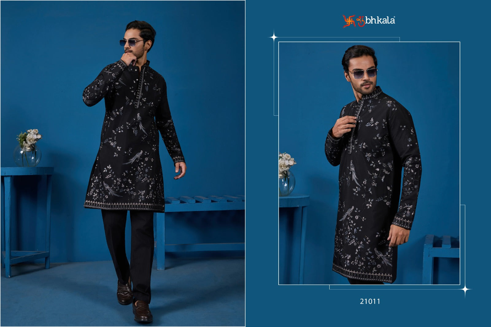21011 Culture Couture Shubhkala Viscose Silk Mens Kurta