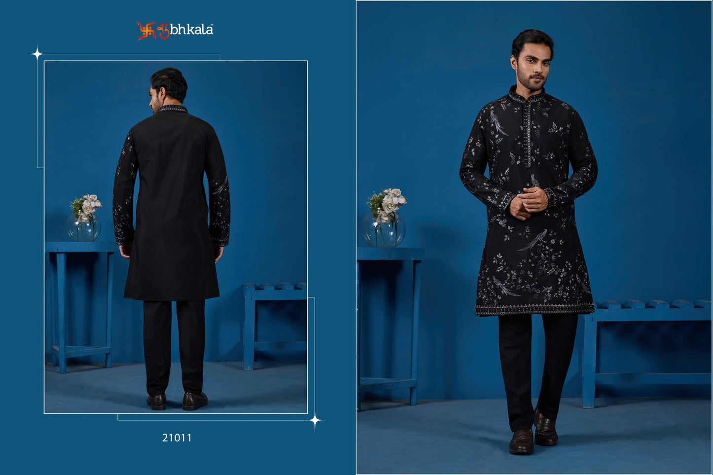 21011 Culture Couture Shubhkala Viscose Silk Mens Kurta