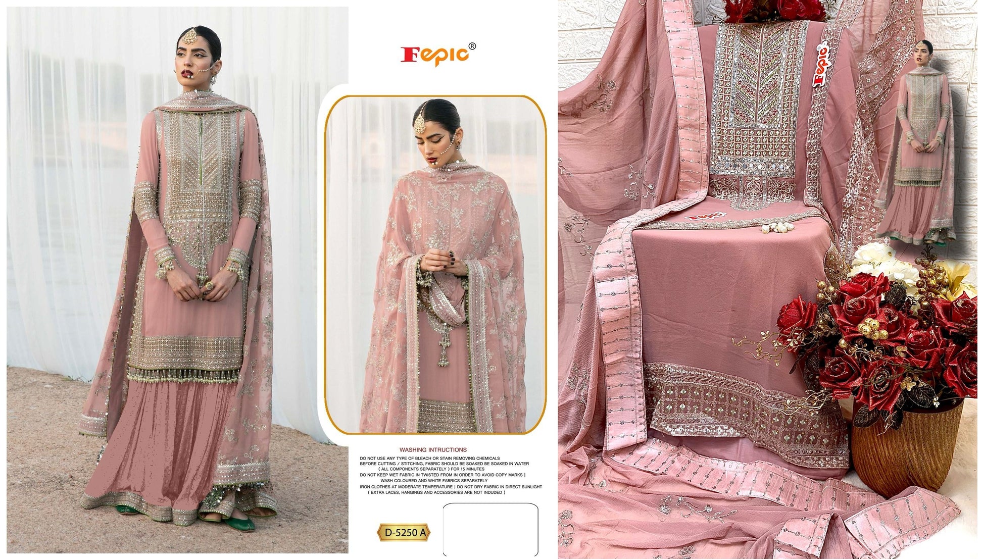 D-5250-A Fepic Pakistani Salwar Suits