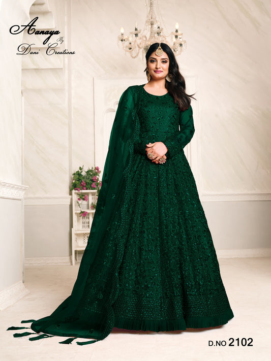 2102 Aanaya Vol 121 Dani Creation Unstitched Suits