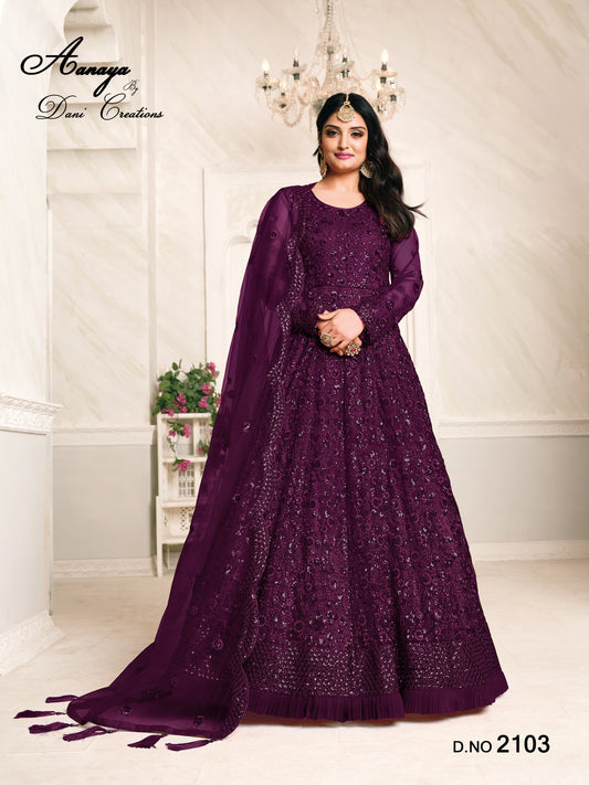 2103 Aanaya Vol 121 Dani Creation Unstitched Suits