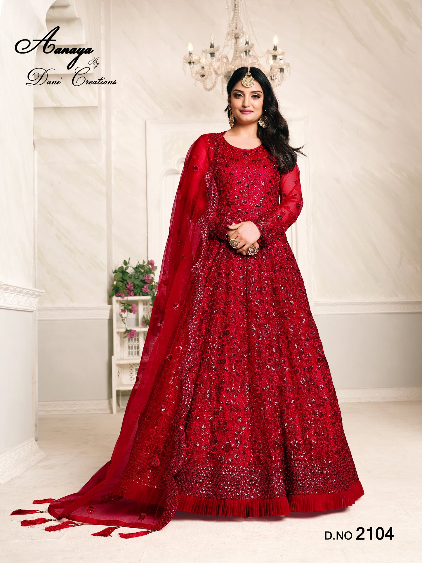 2104 Aanaya Vol 121 Dani Creation Unstitched Suits
