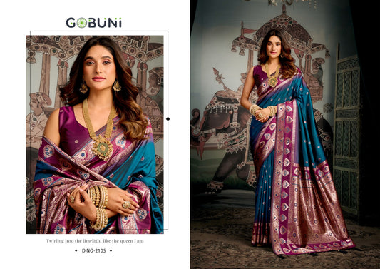 2105 Shravya Gobuni Silk Sarees
