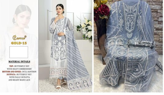 15 Gold Cosmos Fashion Pakistani Salwar Suits