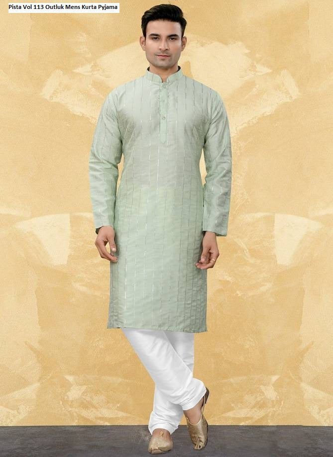 Pista Vol 113 Outluk Mens Kurta Pyjama