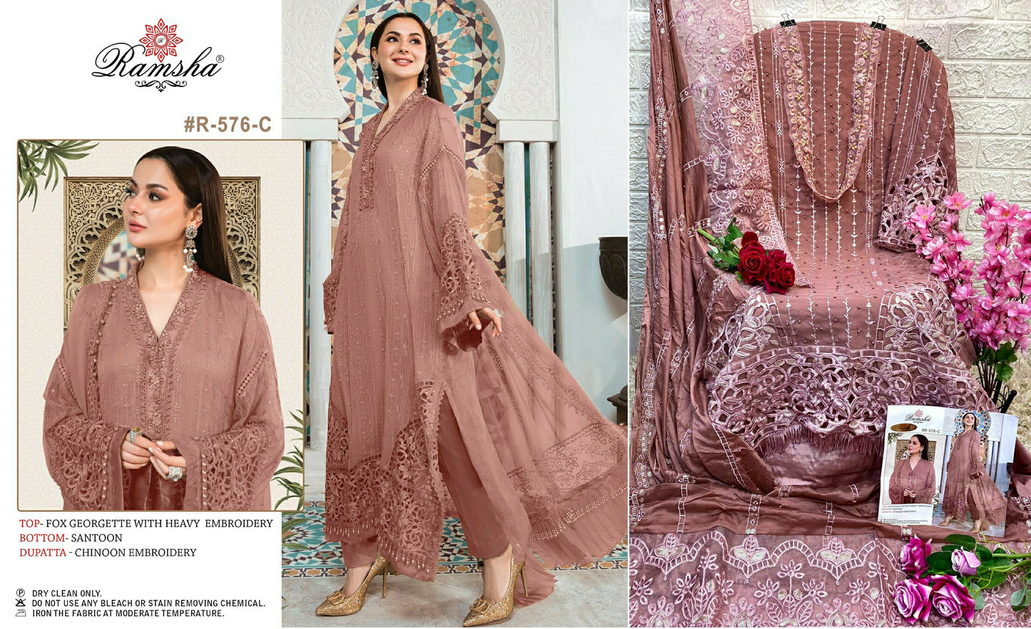 576C Ramsha Pakistani Salwar Suits