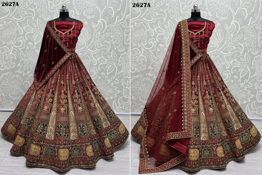 2627A Anjani Art Lehenga Choli
