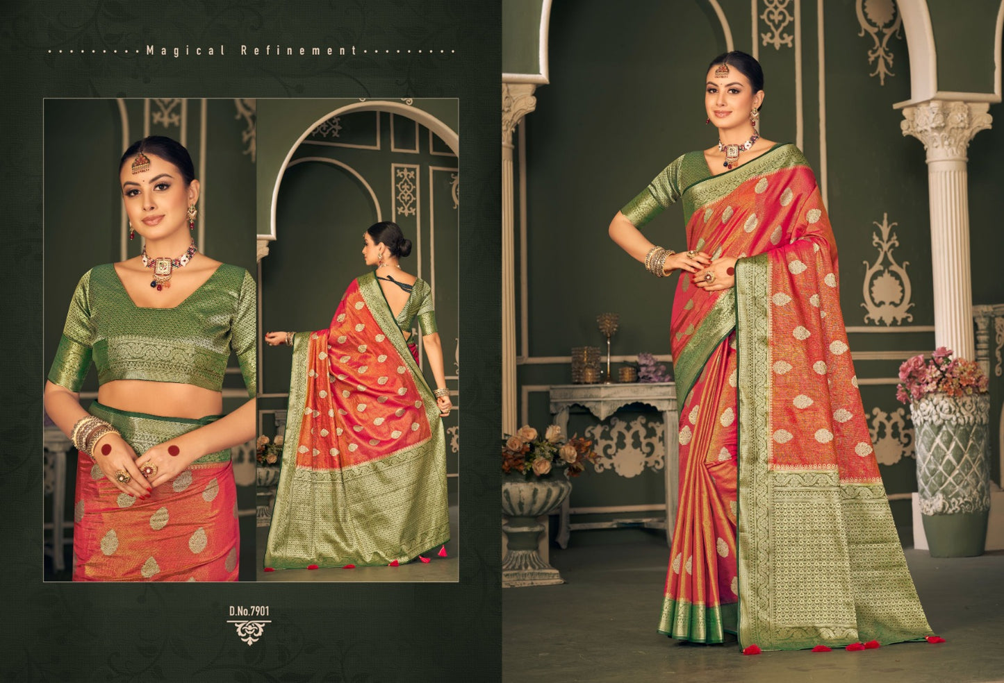 7901 Trisha Royal Pankh Sarees