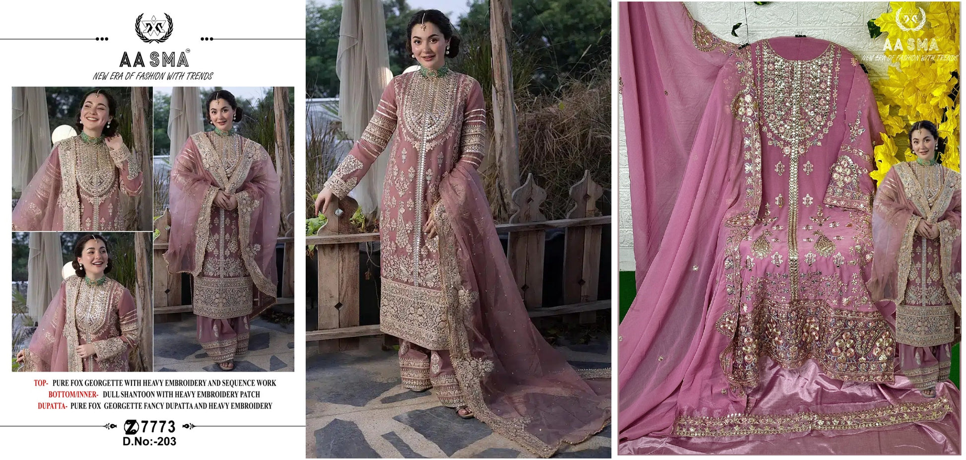 203 Aasma Pakistani Salwar Suits