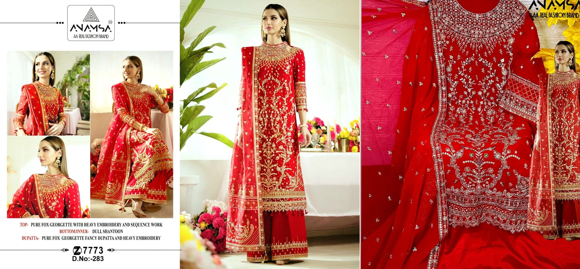 283 Anamsa Pakistani Salwar Suits