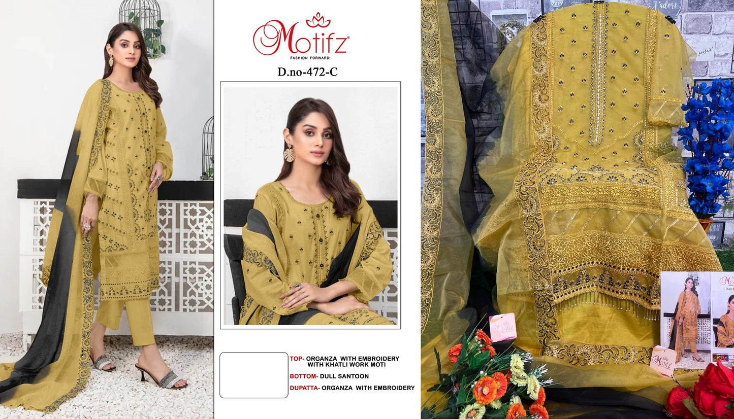 472C Motifz Pakistani Salwar Suits