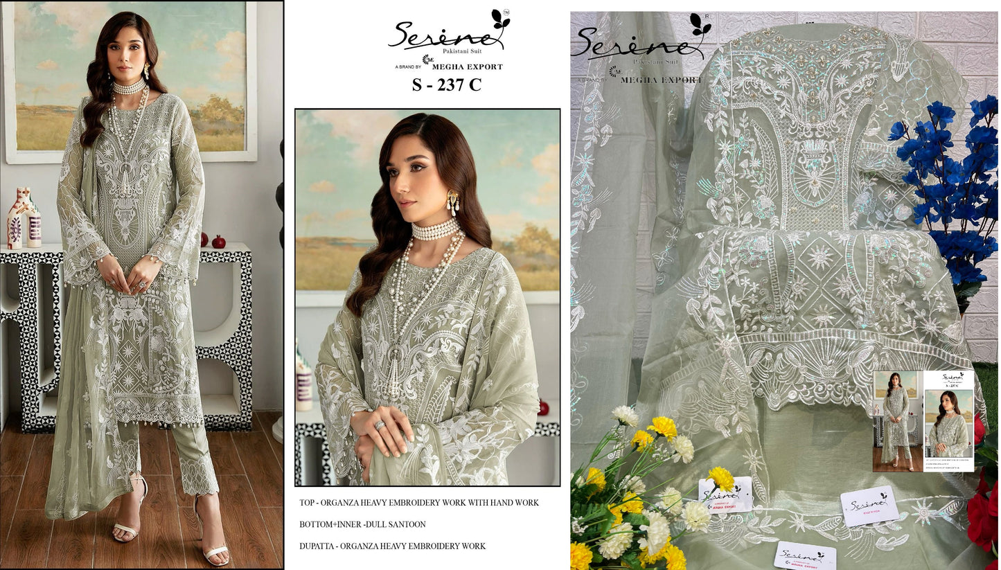 237C Serine Pakistani Salwar Suits