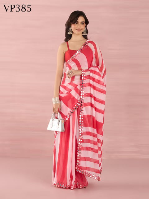 385 New Mirror Fashion Berry Sarees