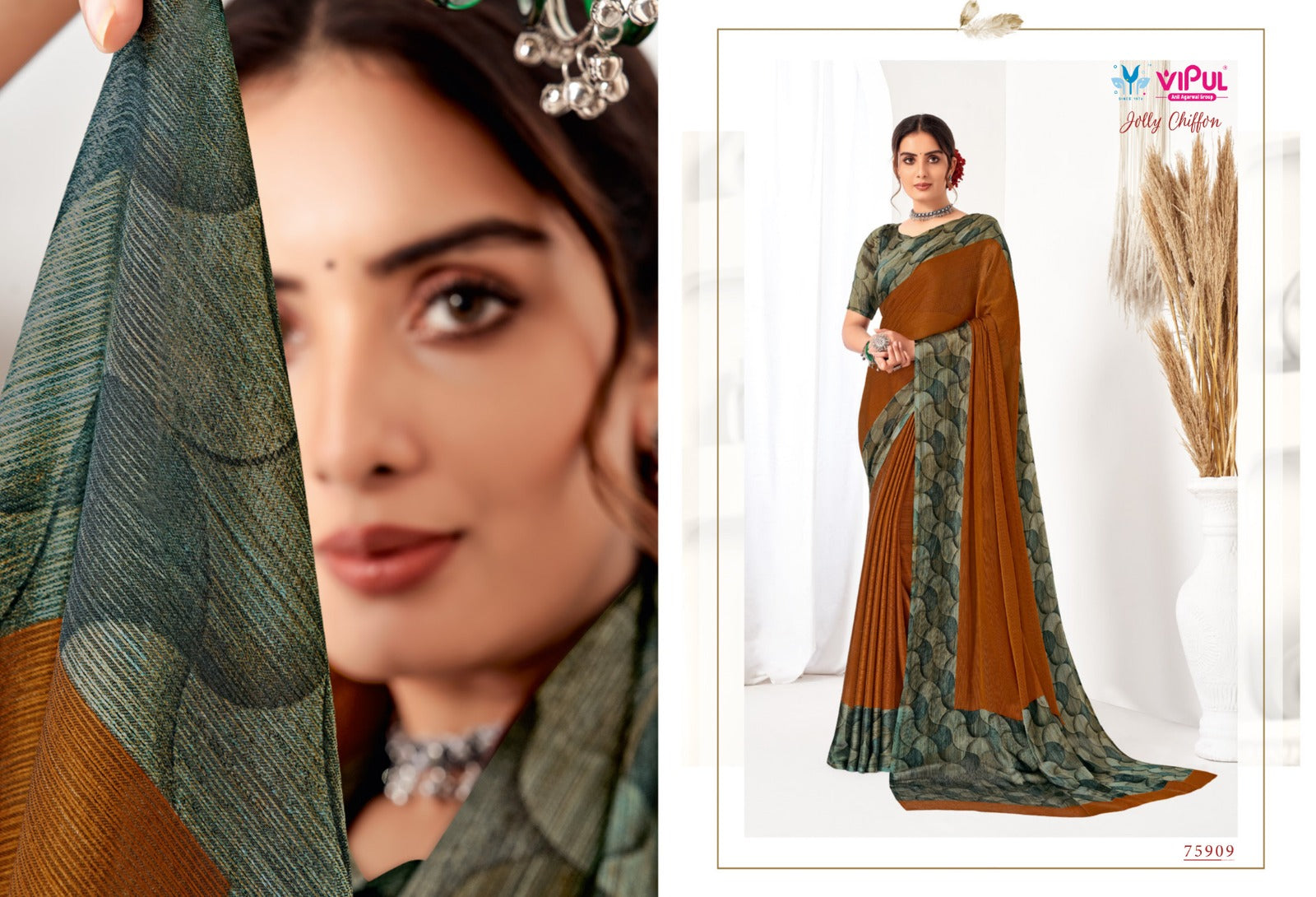 75909 Jolly Vipul Sarees