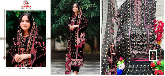 1064C Aasha Designer Pakistani Salwar Suits