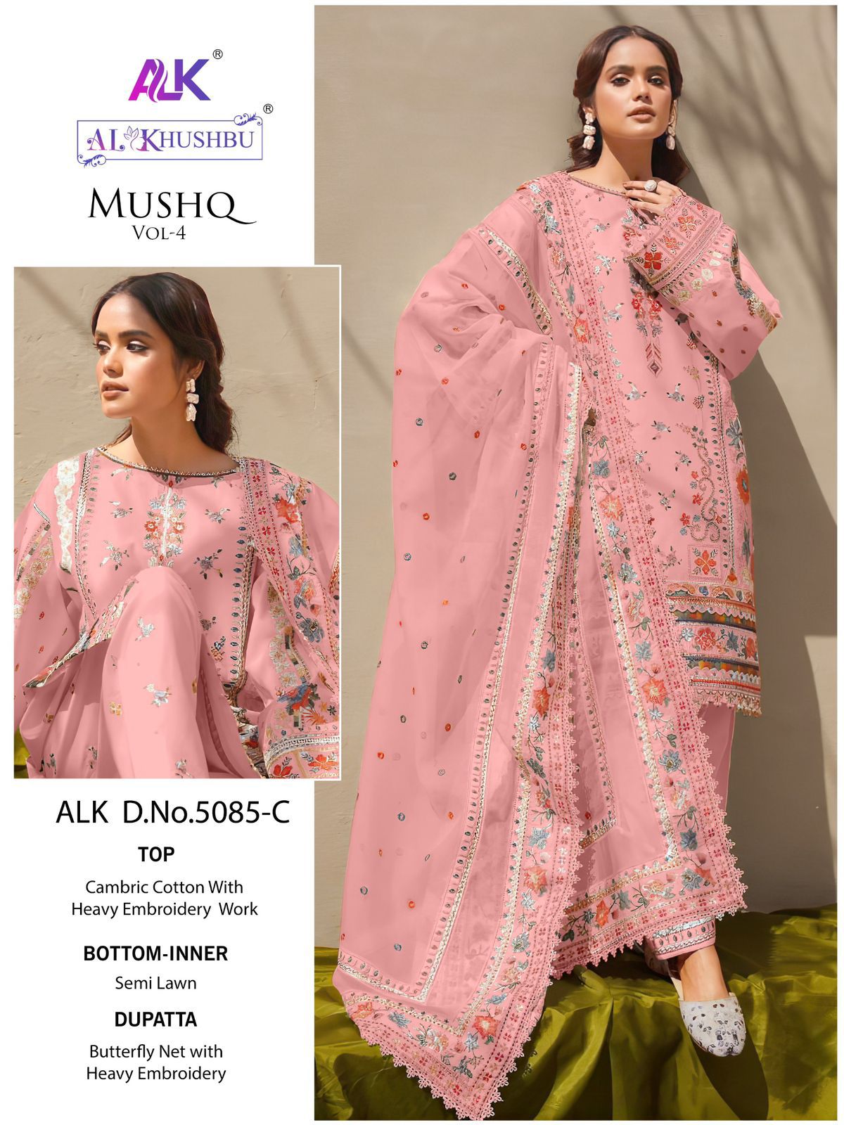 5085C Mushq Vol 4 Alk Pakistani Salwar Suits