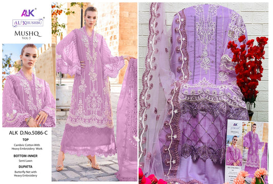 5086C Mushq Vol 5 Alk Pakistani Salwar Suits