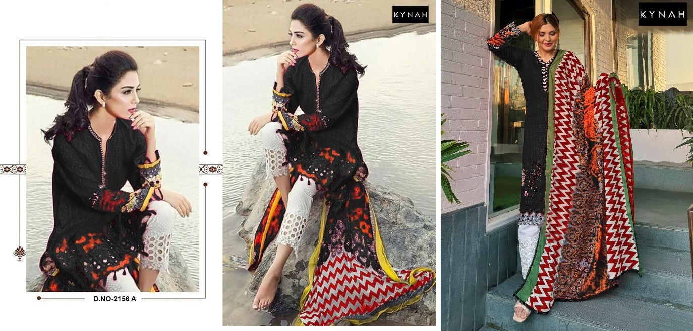 2156A Kynah Pakistani Salwar Suits