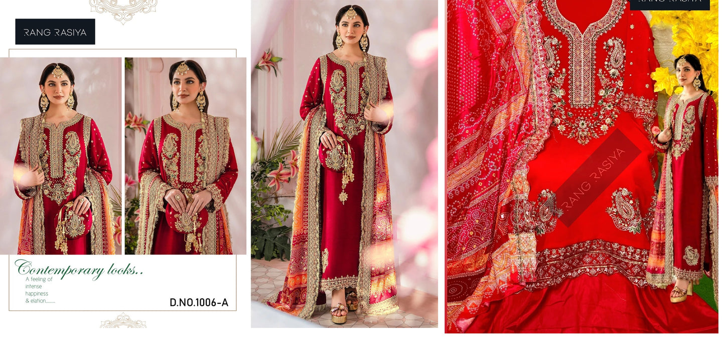 1006A Rang Rasiya Pakistani Salwar Suits