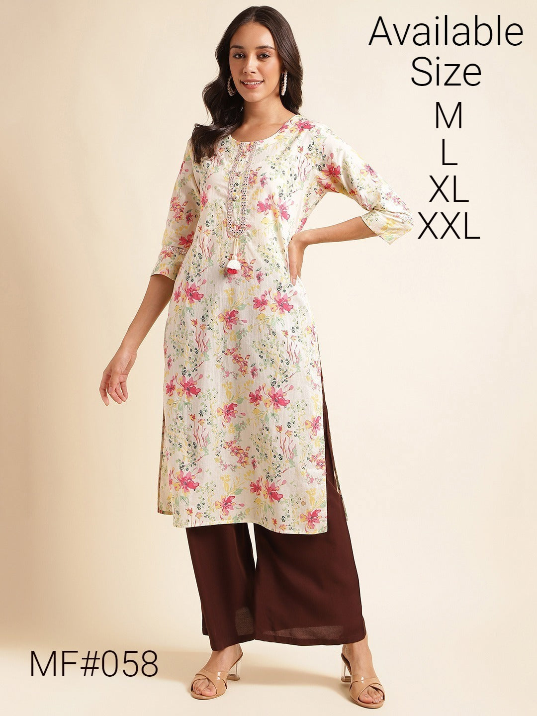 Mf 58 Msm Kurti Plazzo Set