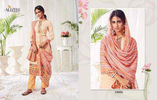10006 Alizeh Unstitched Suits