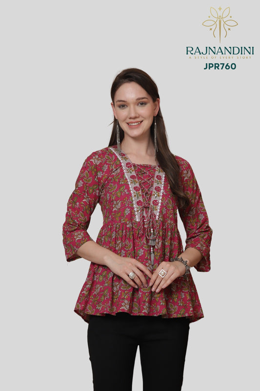 760 Aaradhya Vol 22 Rajnandini Women Top
