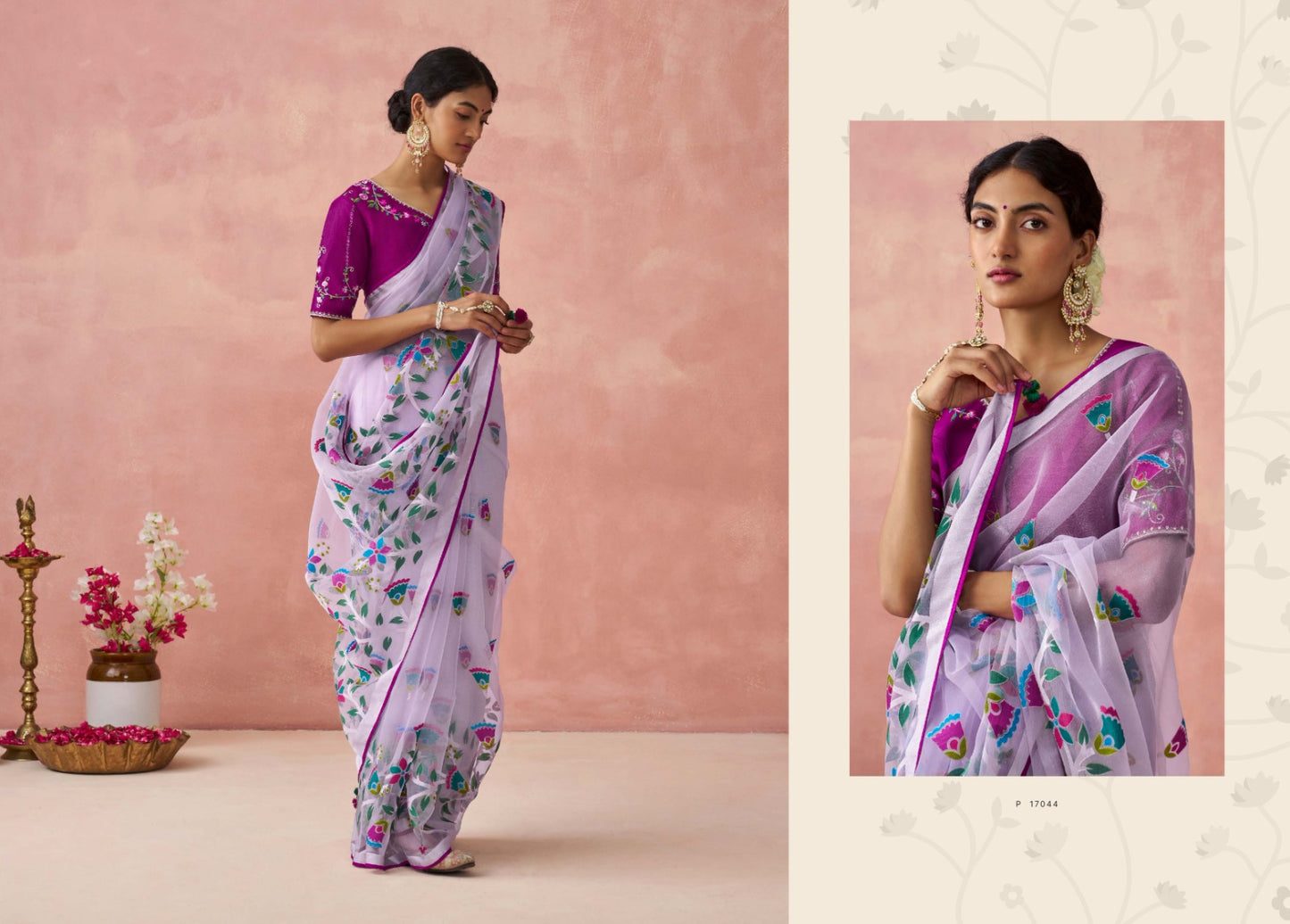 17044 Meera Premium Vol 15 Kimora Sarees