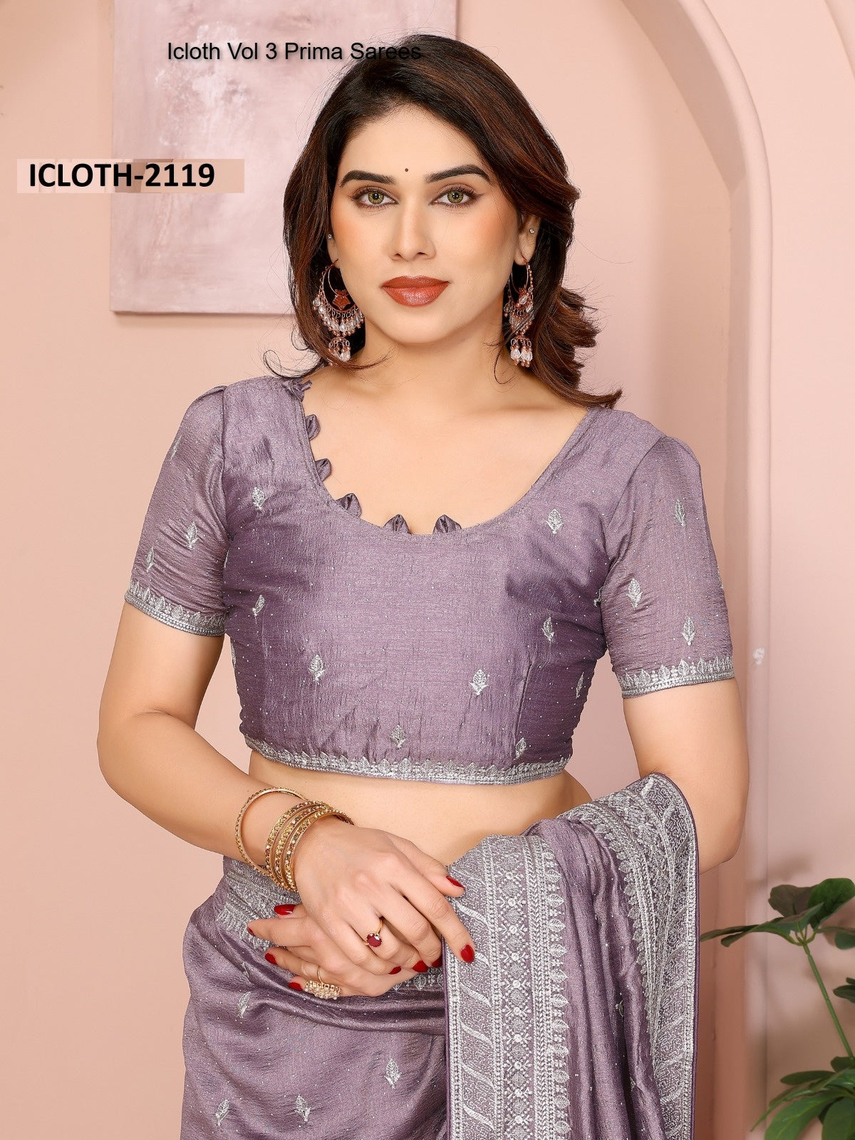 2119 Icloth Vol 3 Prima Vichitra Sarees