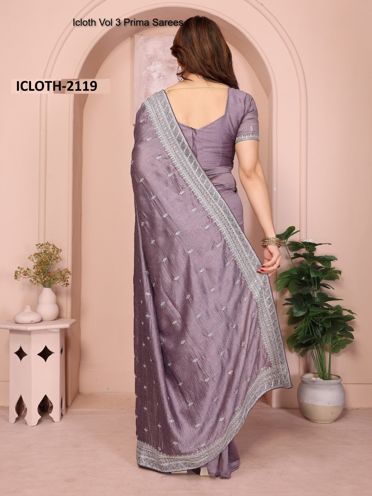 2119 Icloth Vol 3 Prima Vichitra Sarees