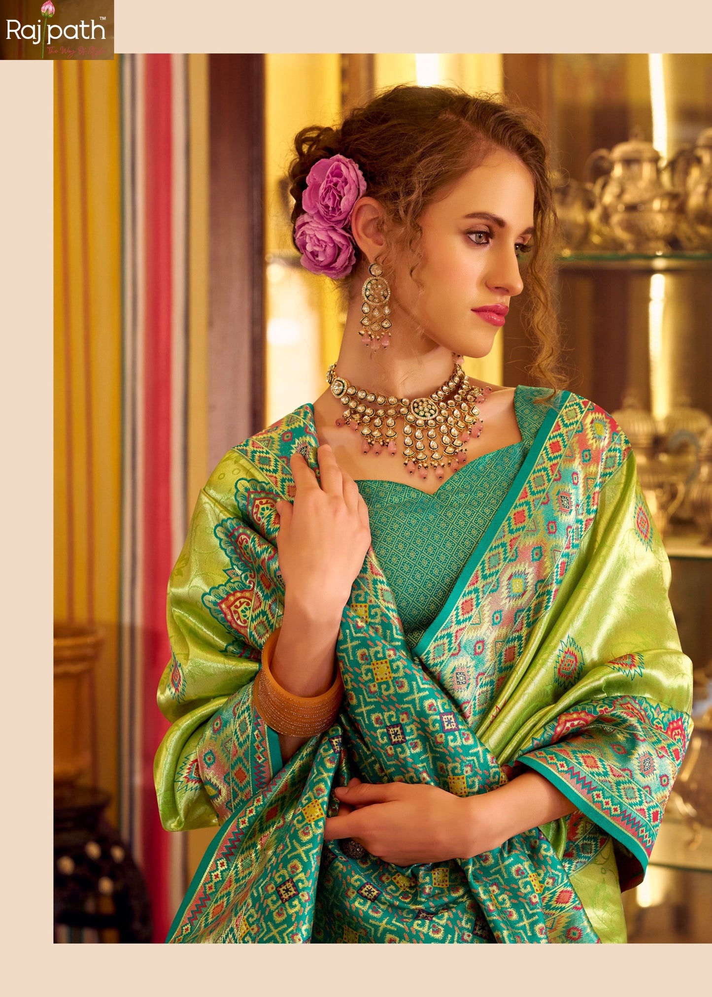 211 Rajeswari Silk Rajpath Patola Sarees