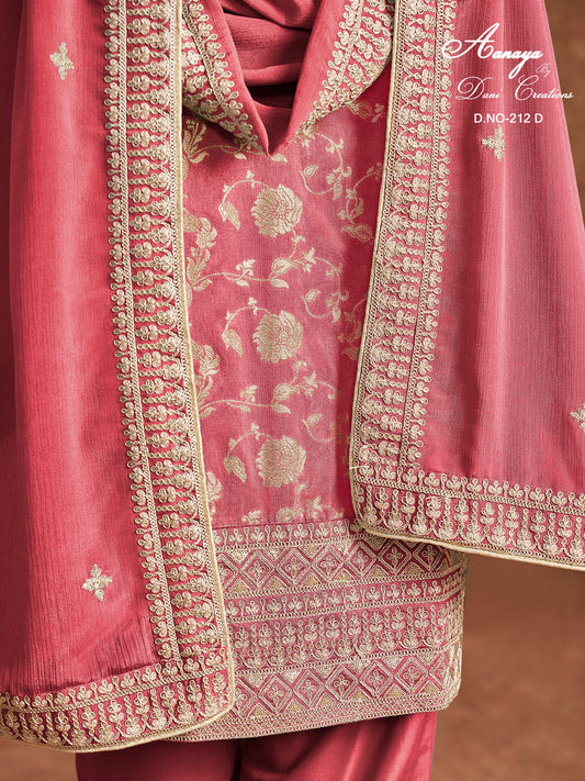 212D Aanaya Vol 212 Dani Creation Chinon Pakistani Salwar Suits