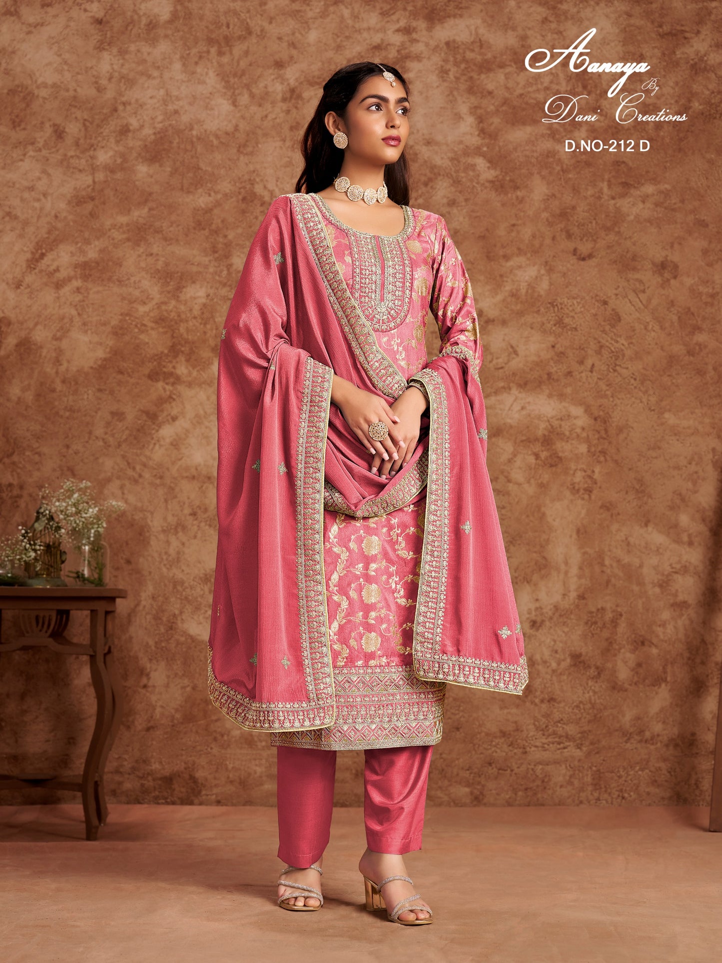 212D Aanaya Vol 212 Dani Creation Chinon Pakistani Salwar Suits
