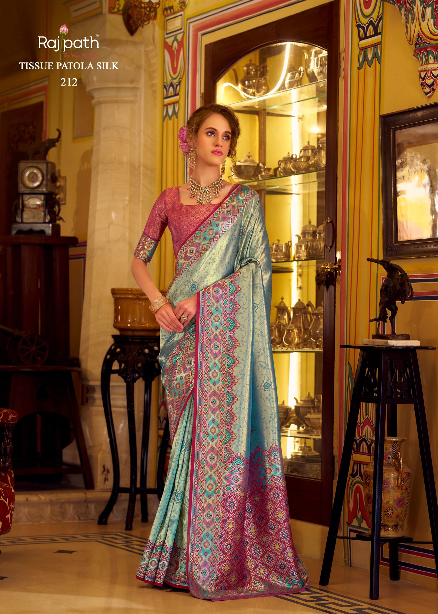 212 Rajeswari Silk Rajpath Patola Sarees