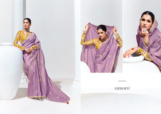2131B Rangat Kimora Tissue Sarees