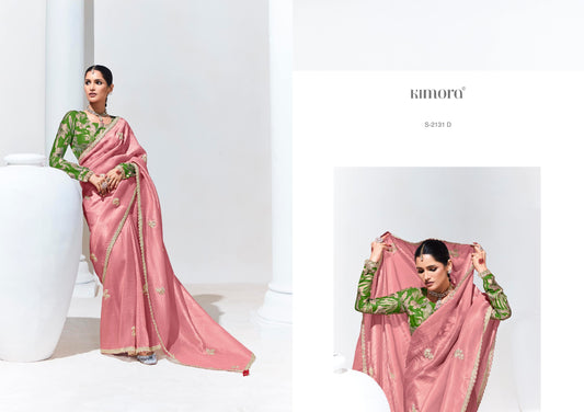 2131D Rangat Kimora Tissue Sarees