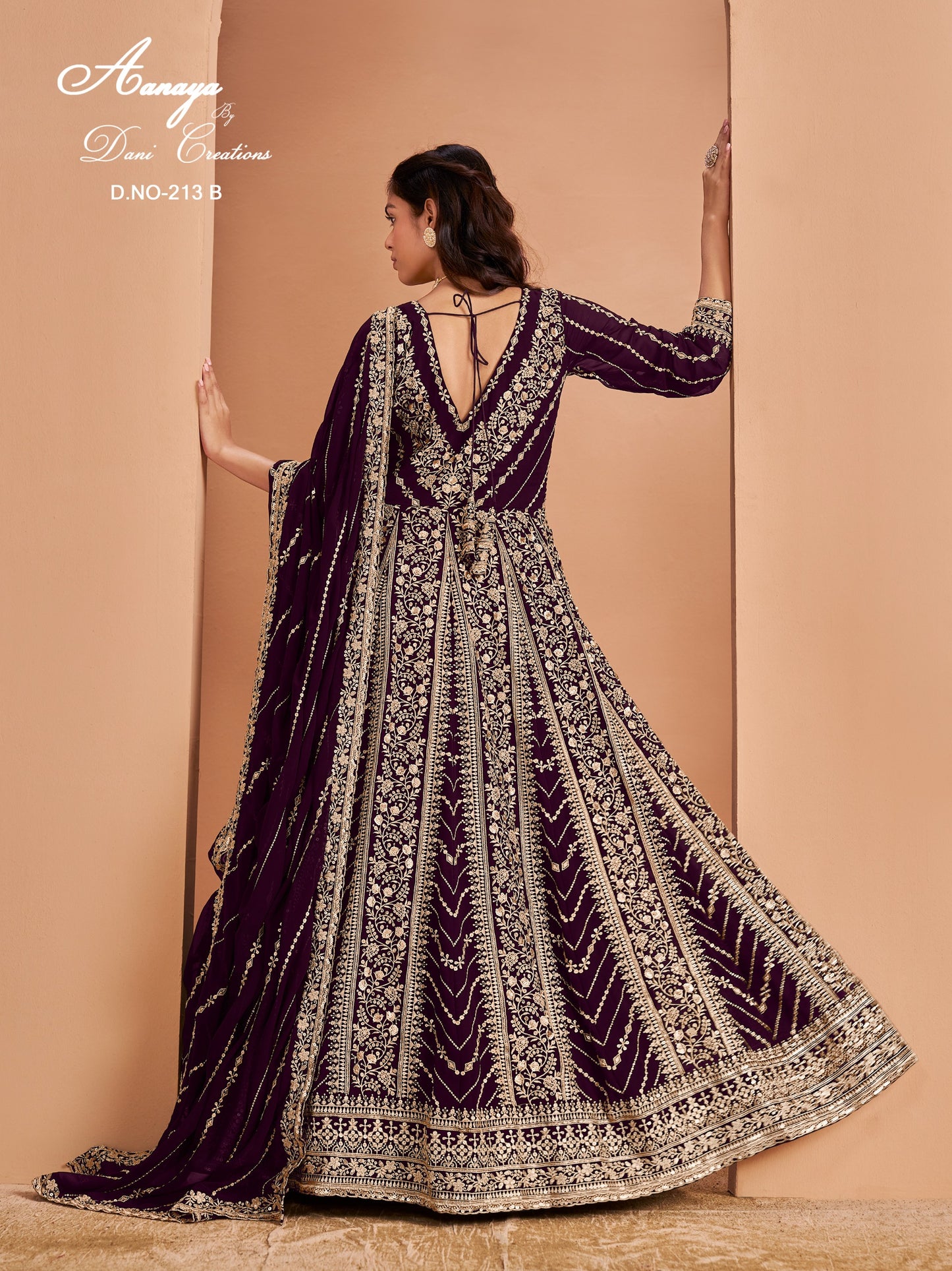 213B Aanaya Vol 213 Dani Creation Faux Georgette Pakistani Salwar Suits