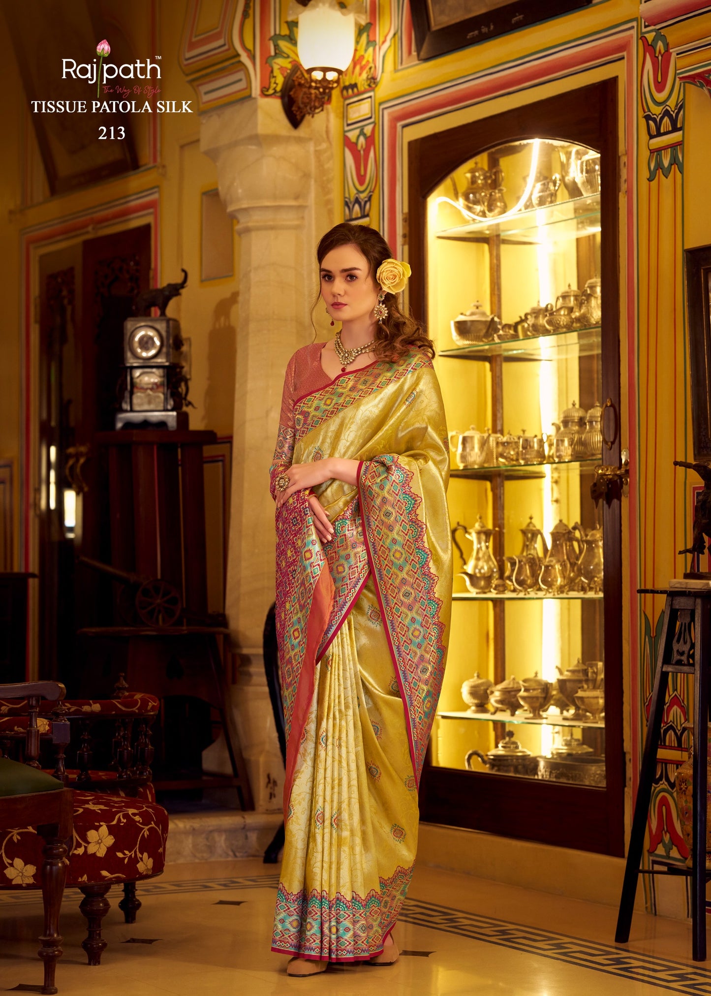 213 Rajeswari Silk Rajpath Patola Sarees