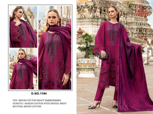 1194 Aasha Designer Pakistani Salwar Suit