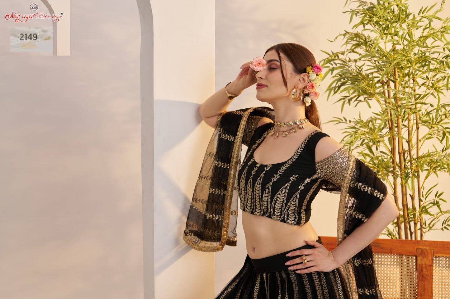 2149 Black Kelaya Vol-10 Narayani Fashion House Butterfly Net Lehenga Choli