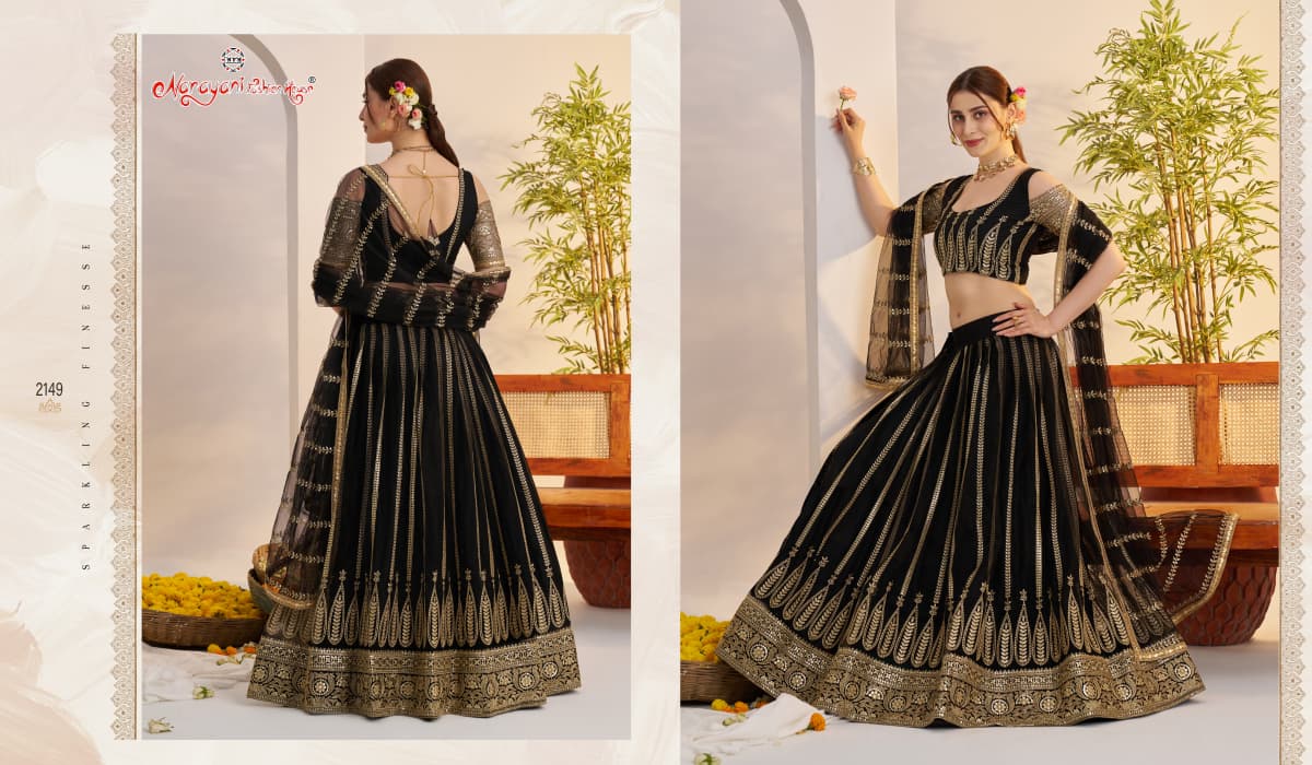 2149 Black Kelaya Vol-10 Narayani Fashion House Butterfly Net Lehenga Choli