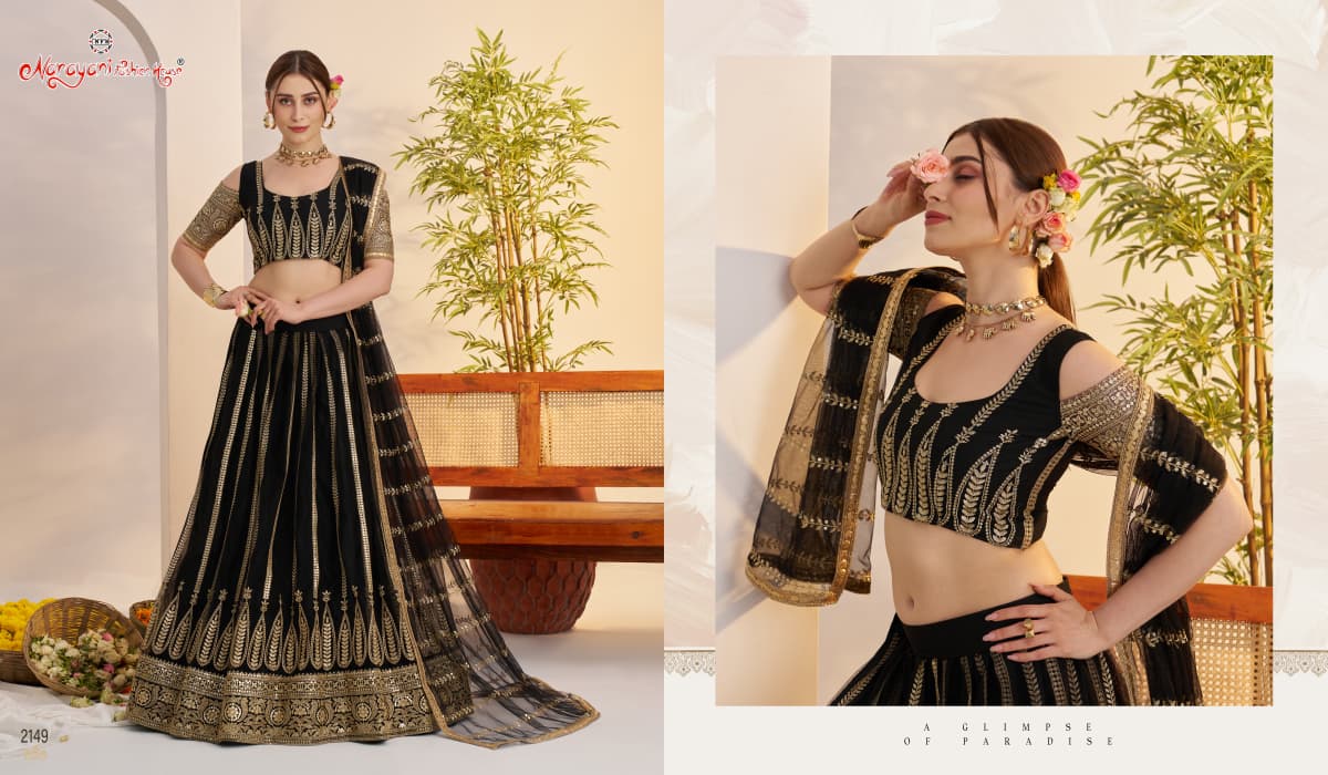 2149 Black Kelaya Vol-10 Narayani Fashion House Butterfly Net Lehenga Choli