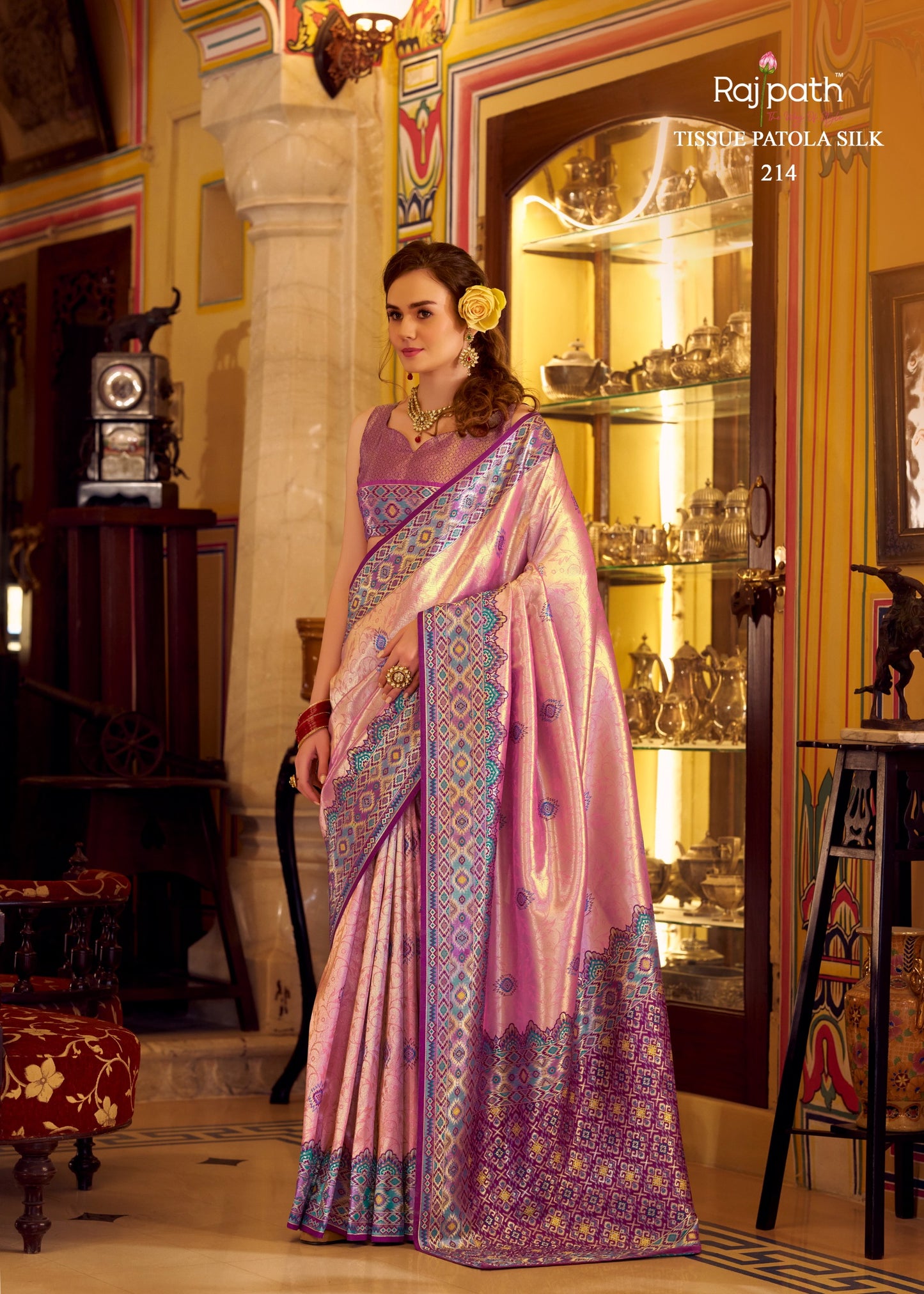 214 Rajeswari Silk Rajpath Patola Sarees