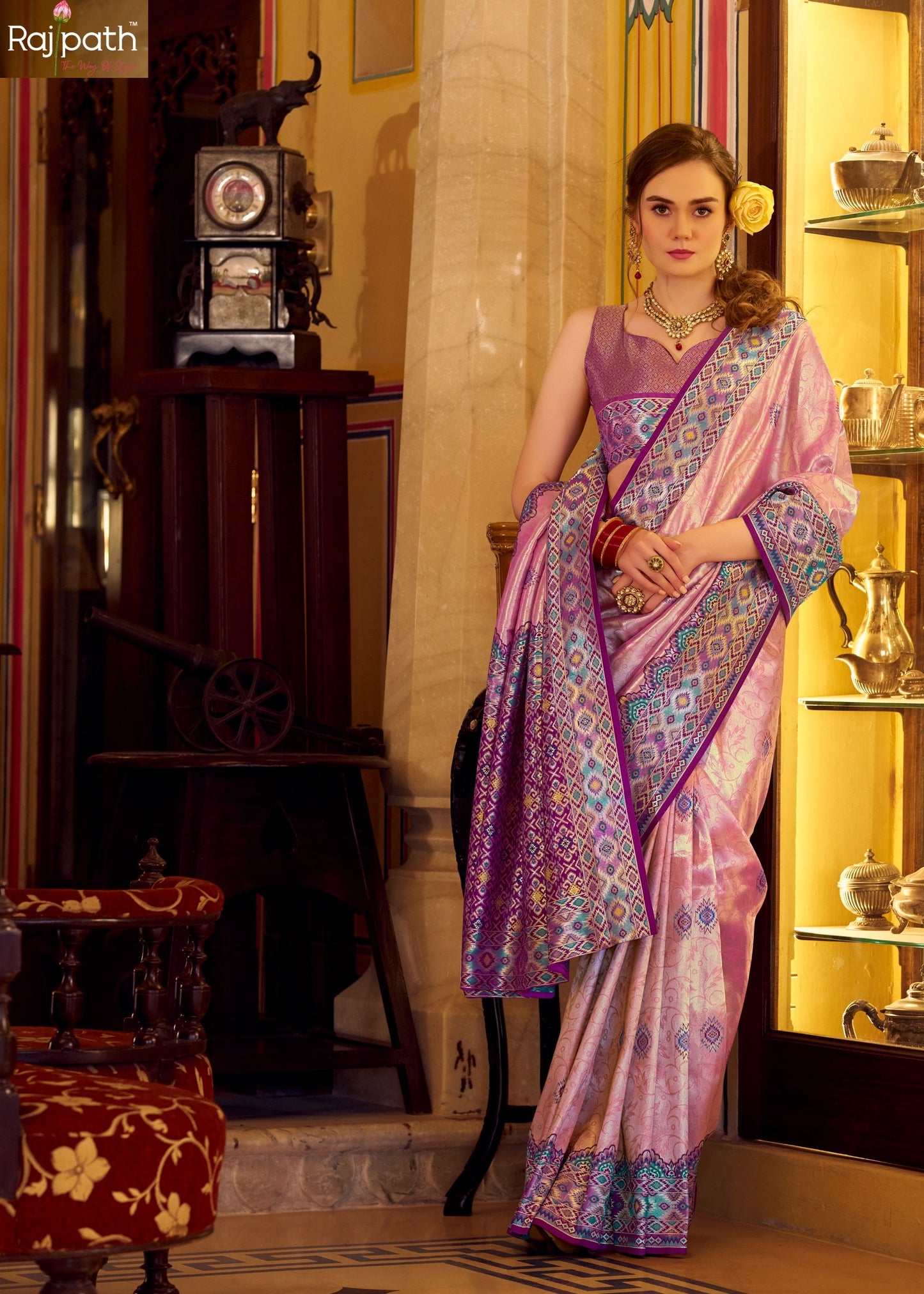 214 Rajeswari Silk Rajpath Patola Sarees