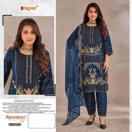 C-1600-C Rosemeen Fepic Pakistani Salwar Suits