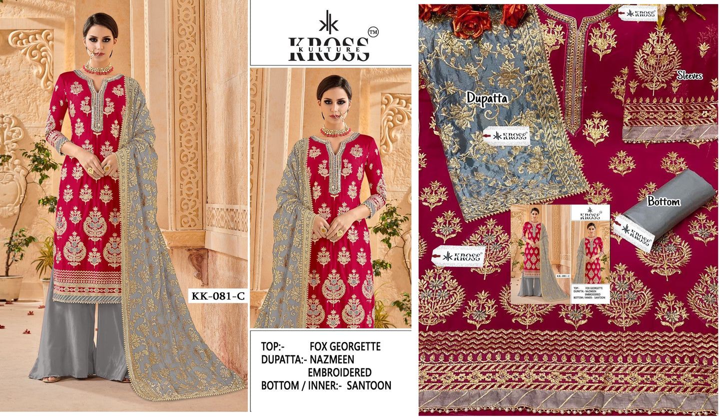 Kk-81-C Kross Kulture Pakistani Salwar Suits